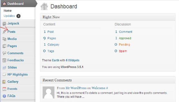 artist-web-design wordpress post help