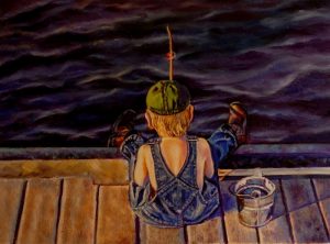 rtist oil painting Summer Daze